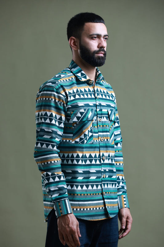 Intricate Cascade Corduroy Tee