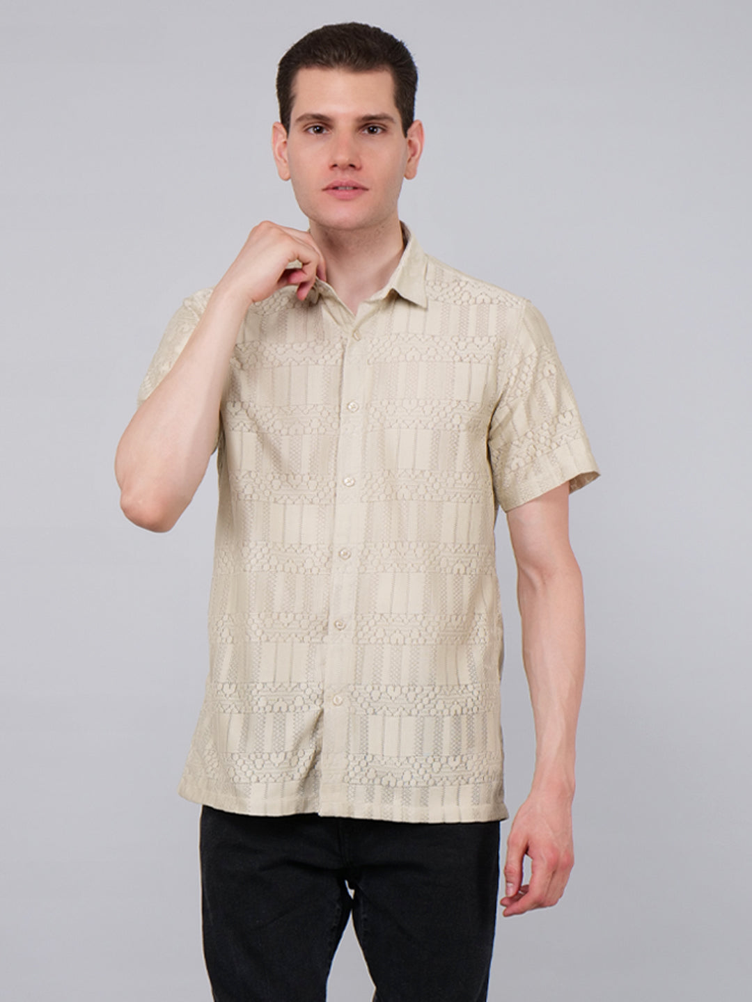 Artisan Mesh Crochet Shirt