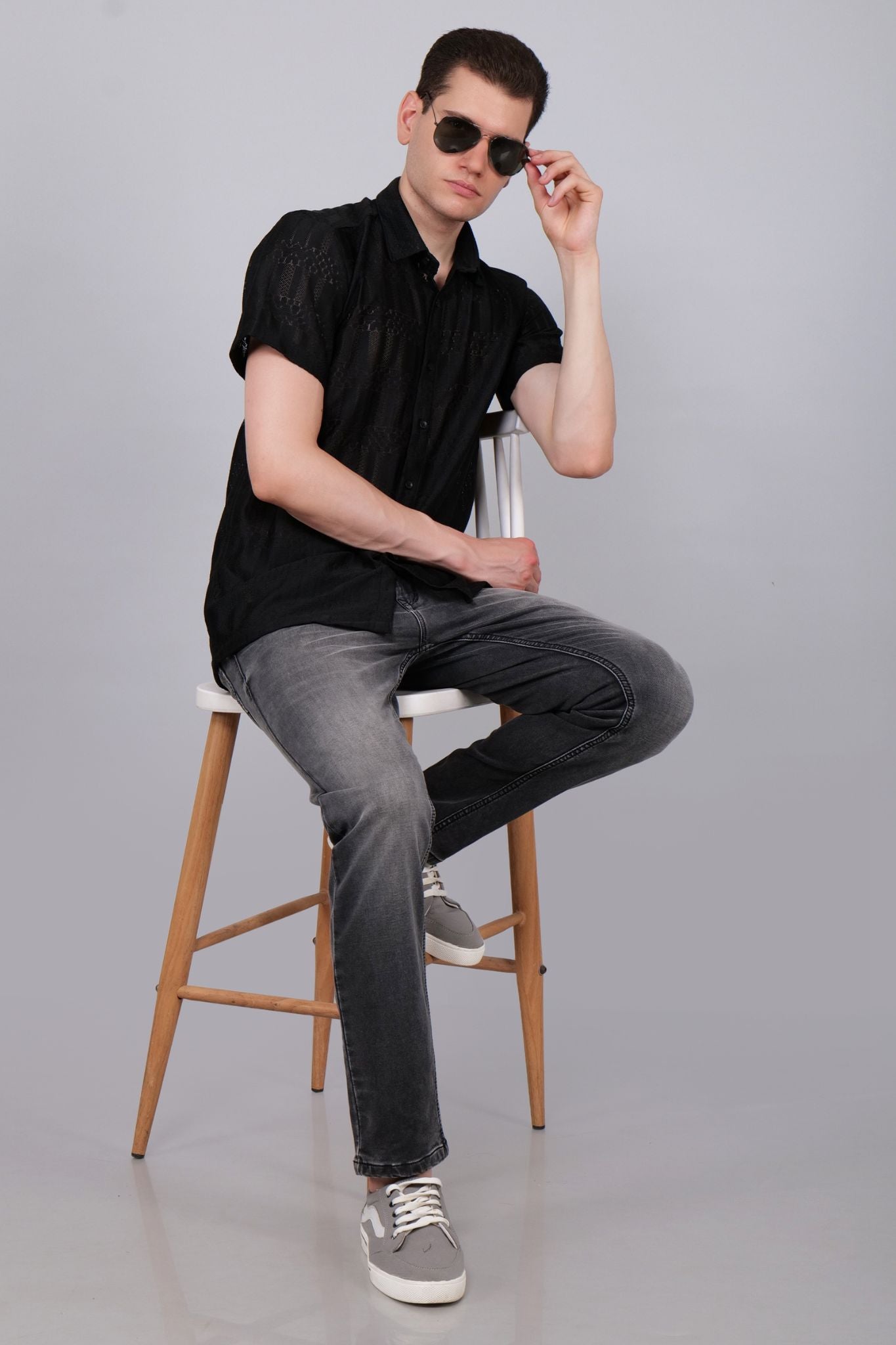 Artisan Mesh Crochet Shirt