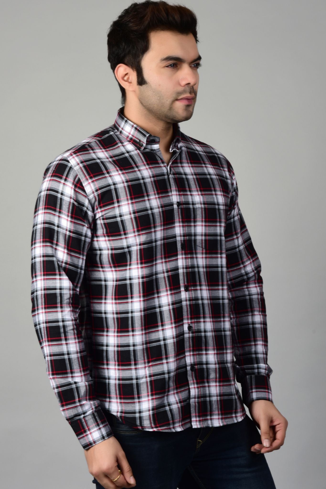 Plaid Fusion Check Shirts