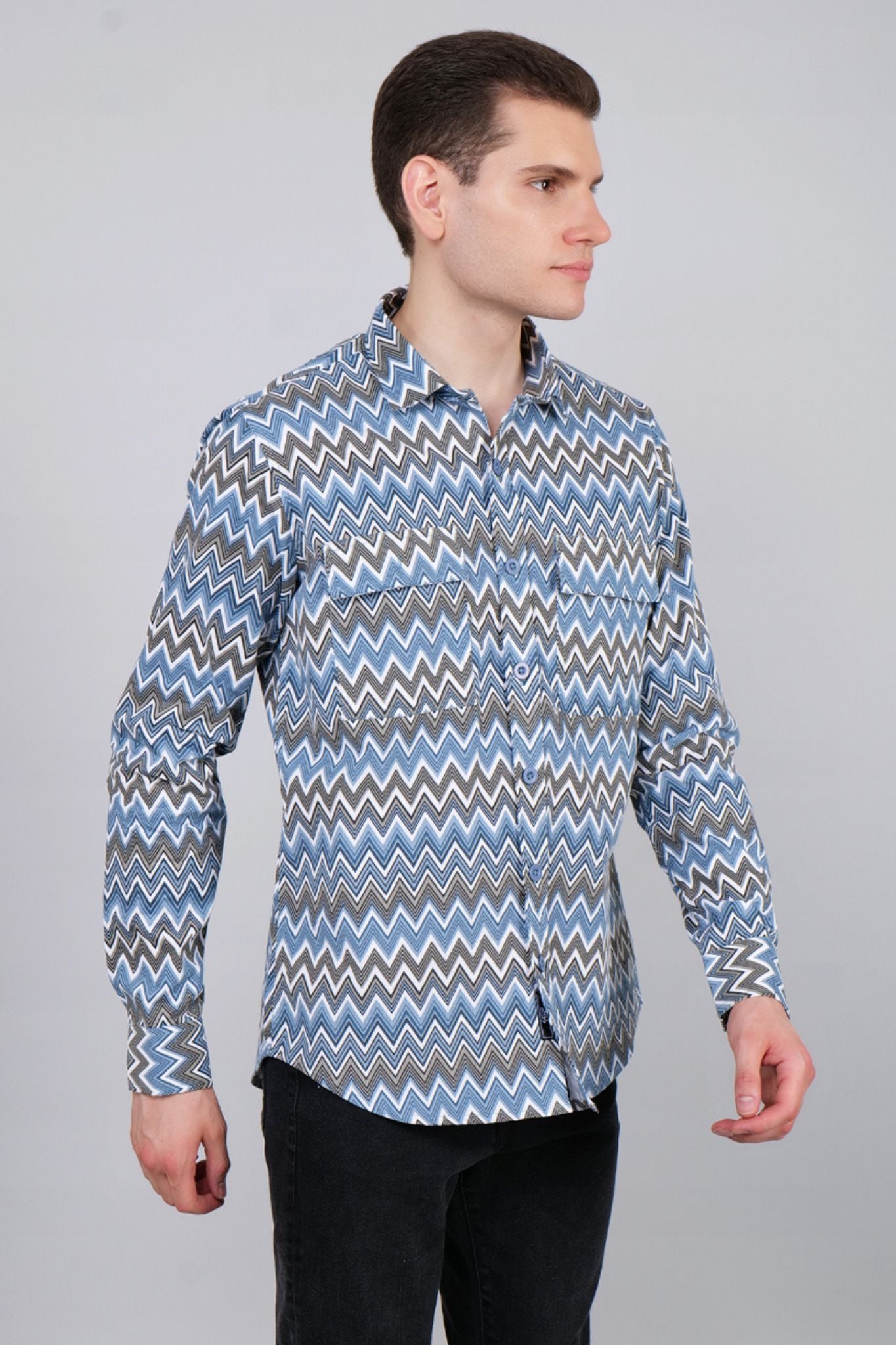 Serpetine Stripe Corduroy Shirt