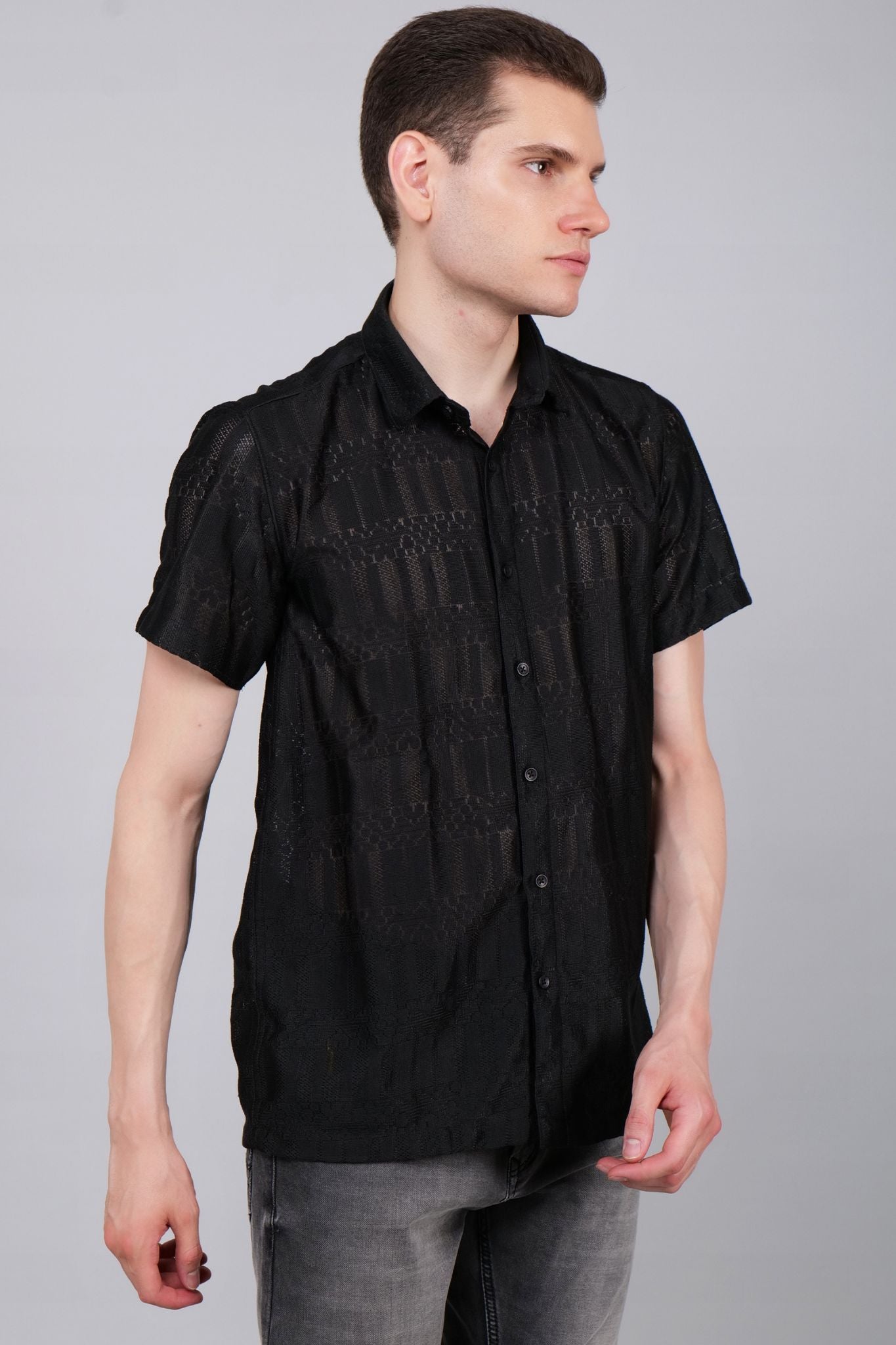 Artisan Mesh Crochet Shirt