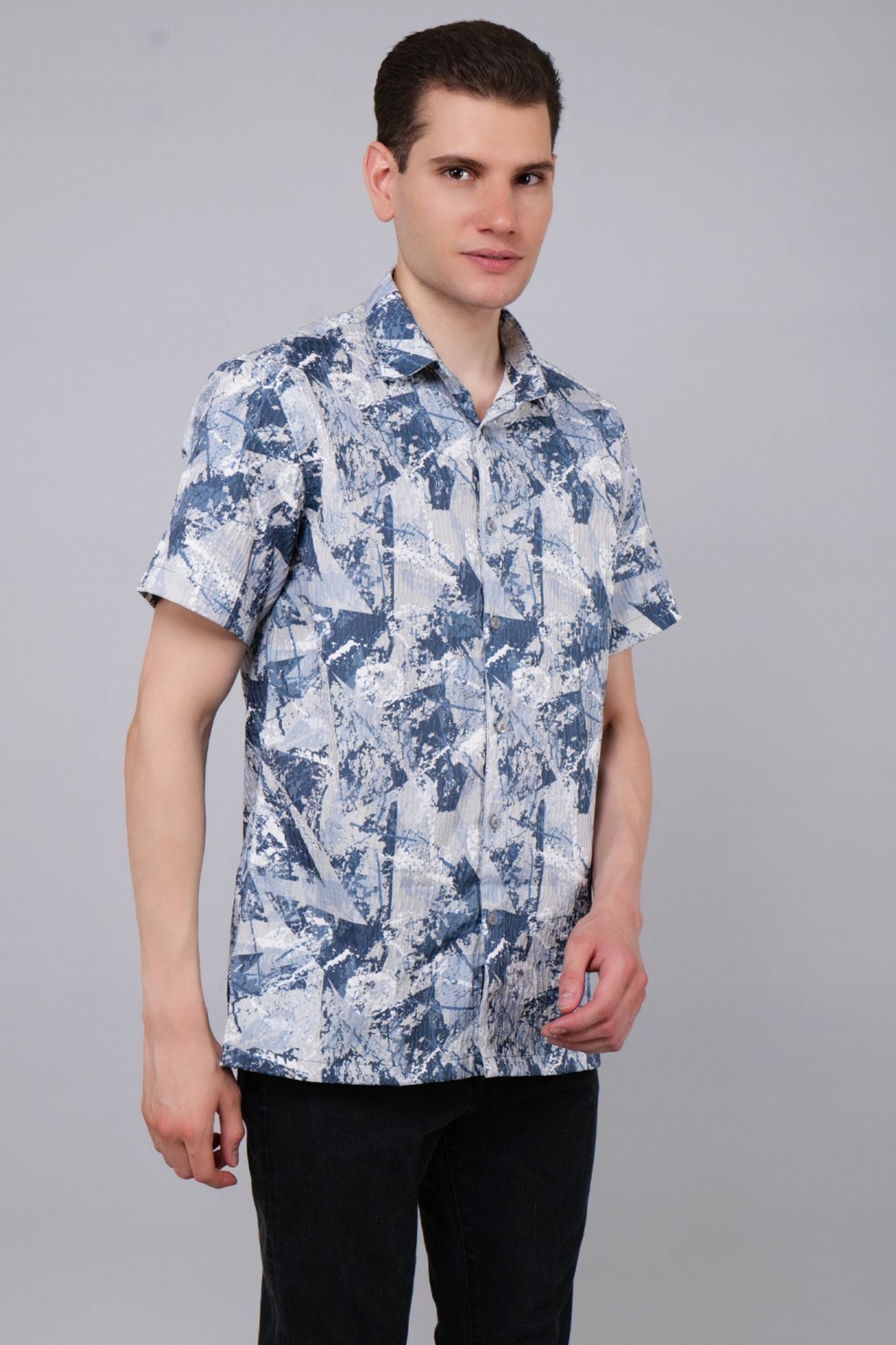 Bermuda Printed Half Sleeve Shirt