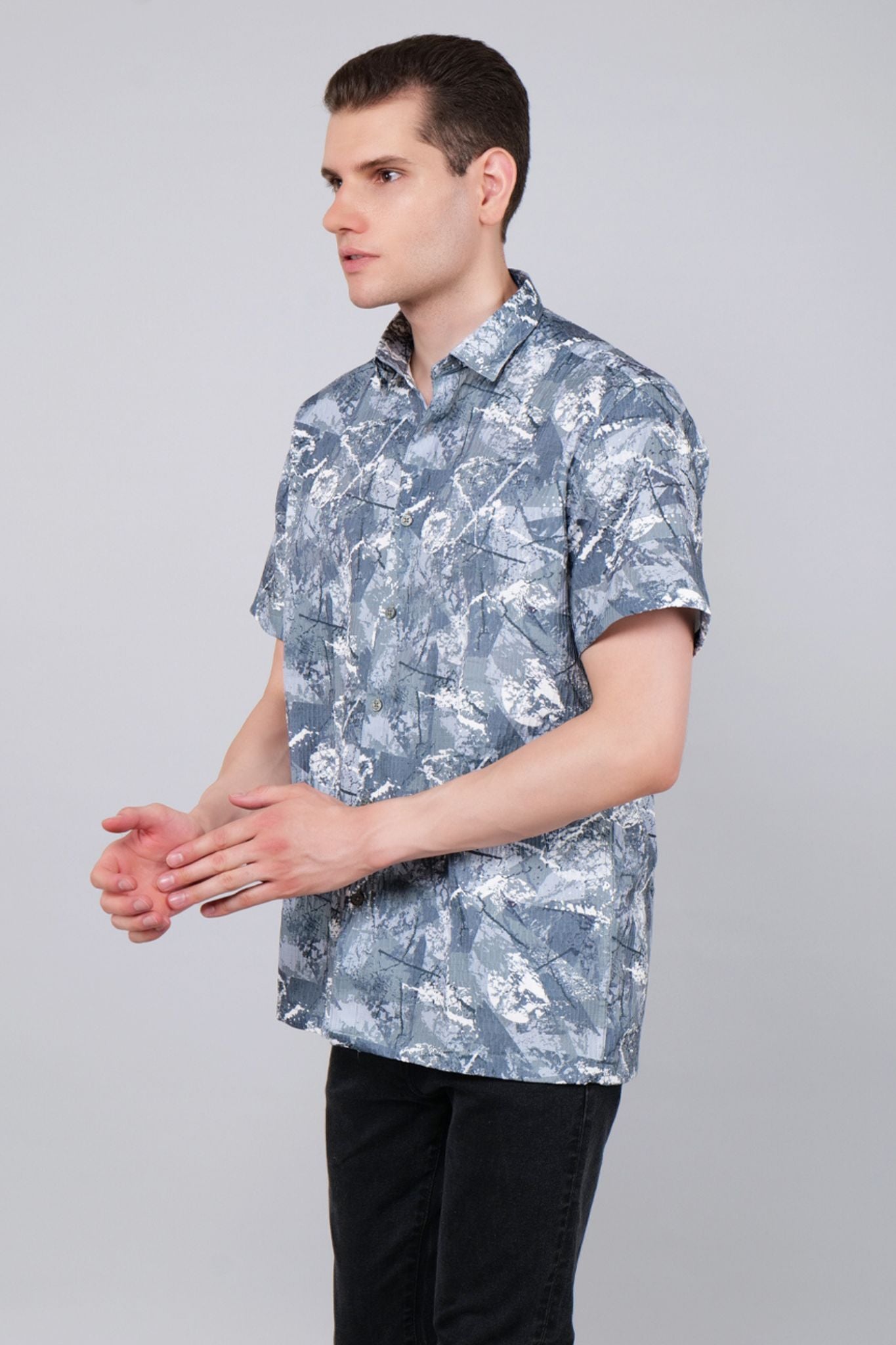 Bermuda Printed Half Sleeve Shirt