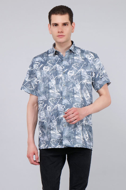 Bermuda Printed Half Sleeve Shirt