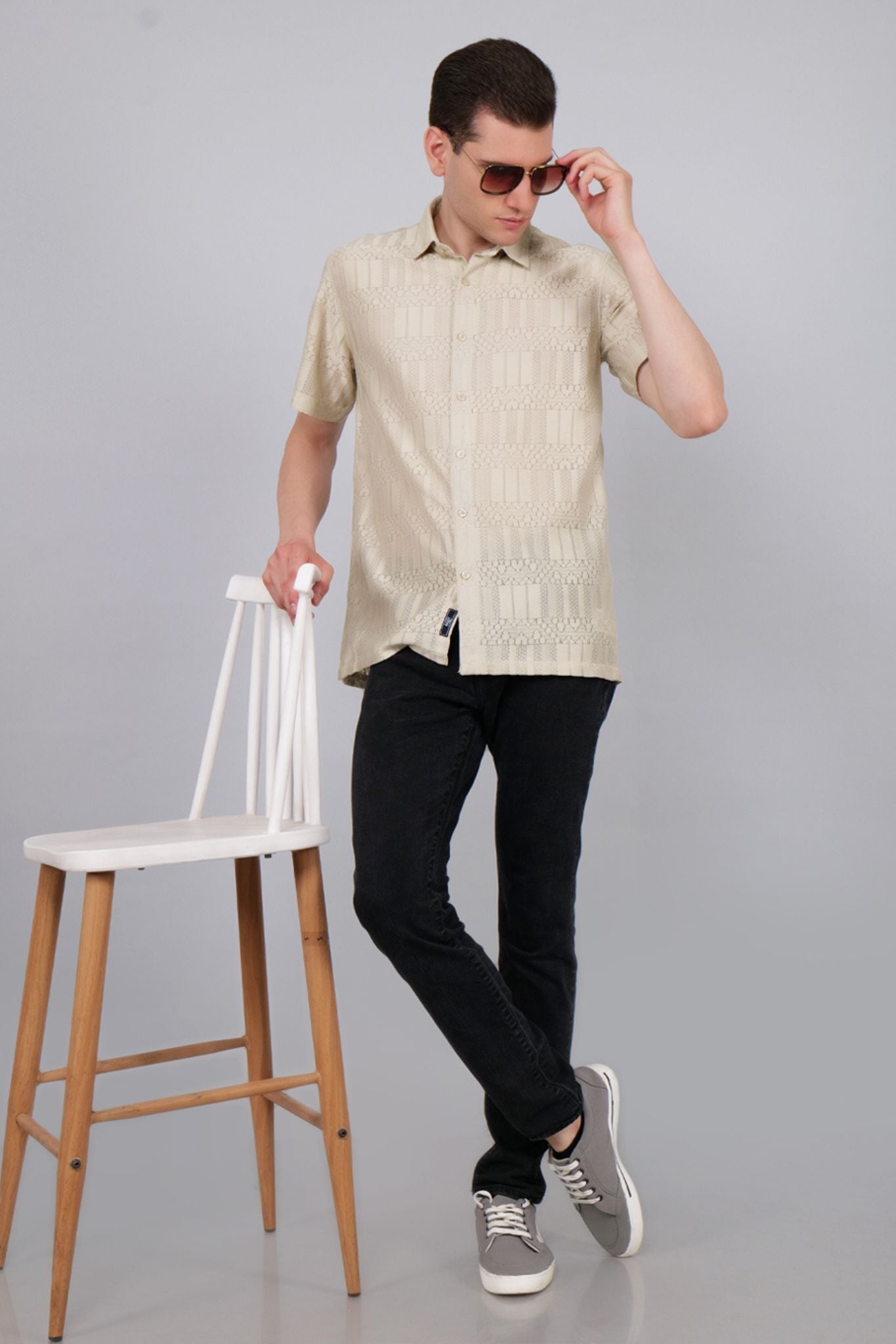 Artisan Mesh Crochet Shirt