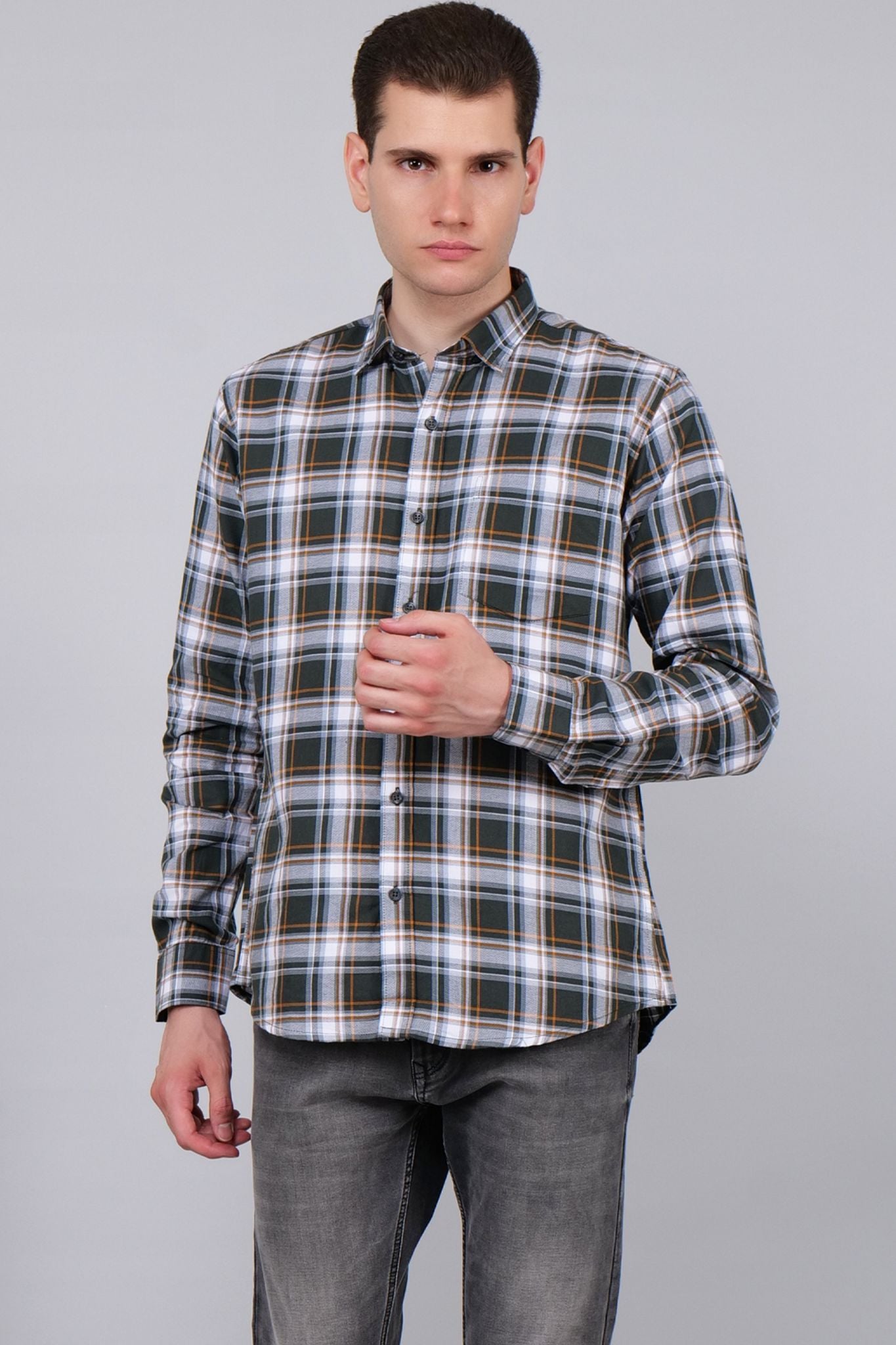 Plaid Fusion Check Shirts