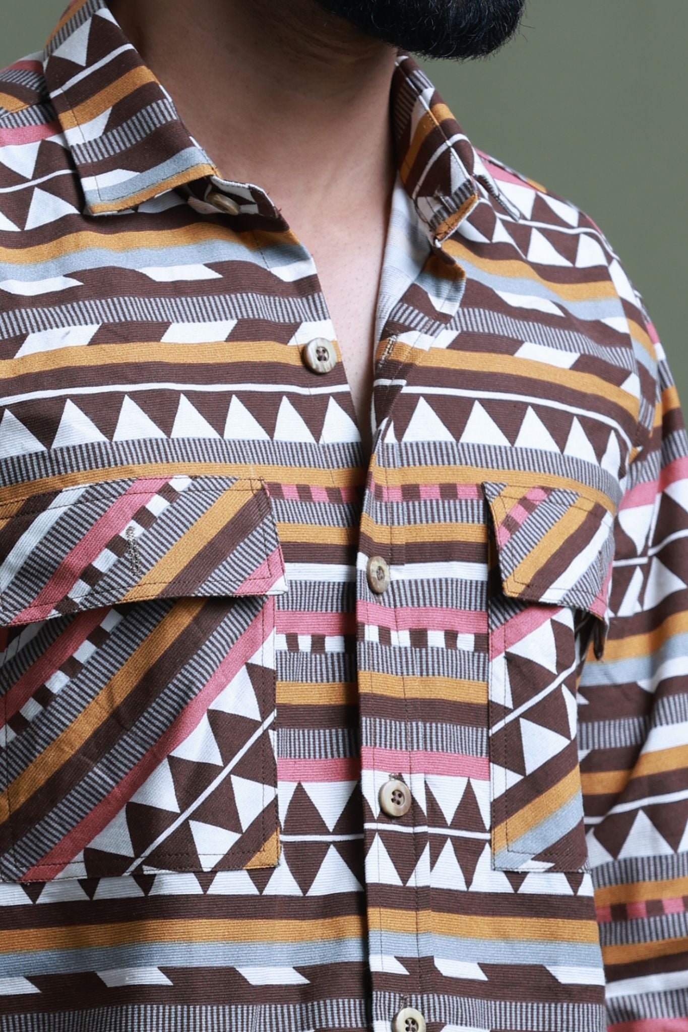 EthnoSpectrum Corduroy Shirt