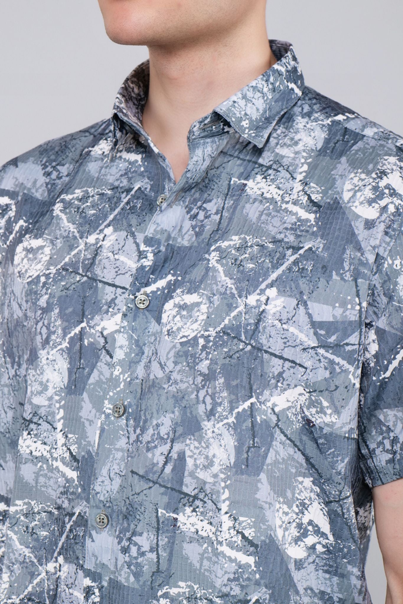 Bermuda Printed Half Sleeve Shirt