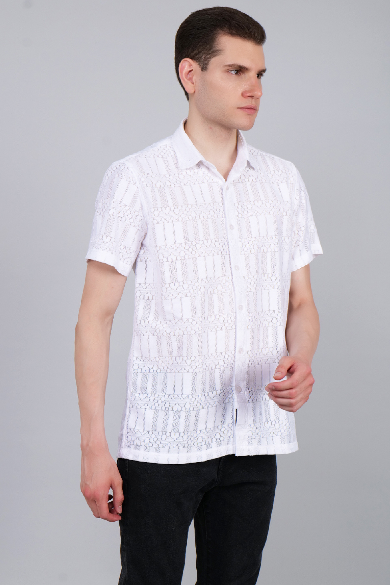 Artisan Mesh Crochet Shirt