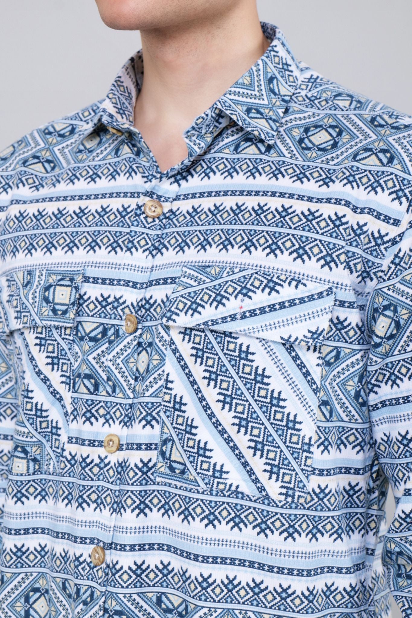 Sky Canopy Corduroy Shirt