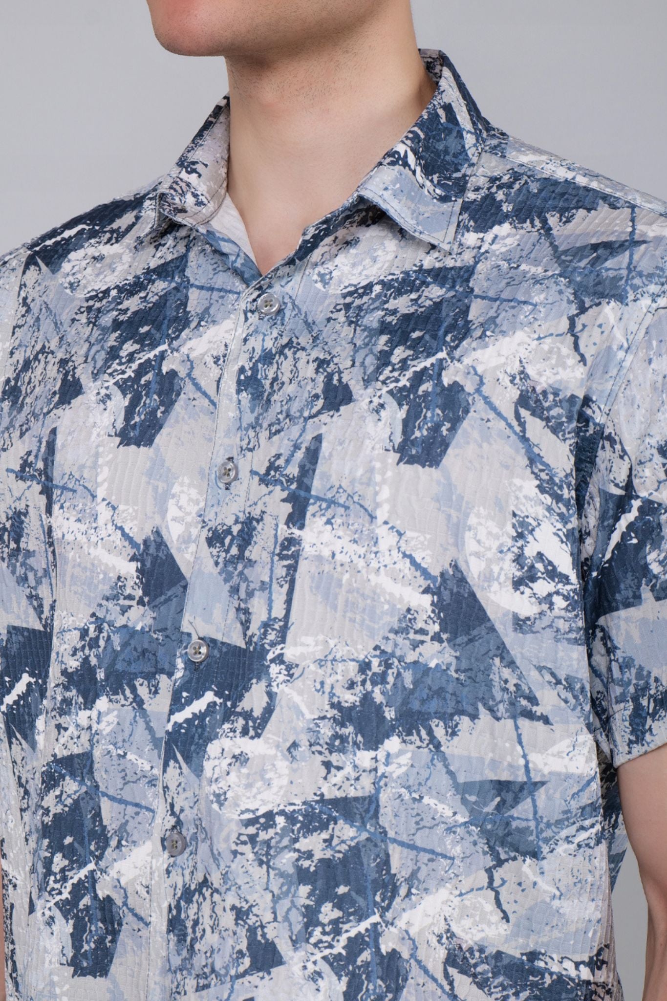 Bermuda Printed Half Sleeve Shirt