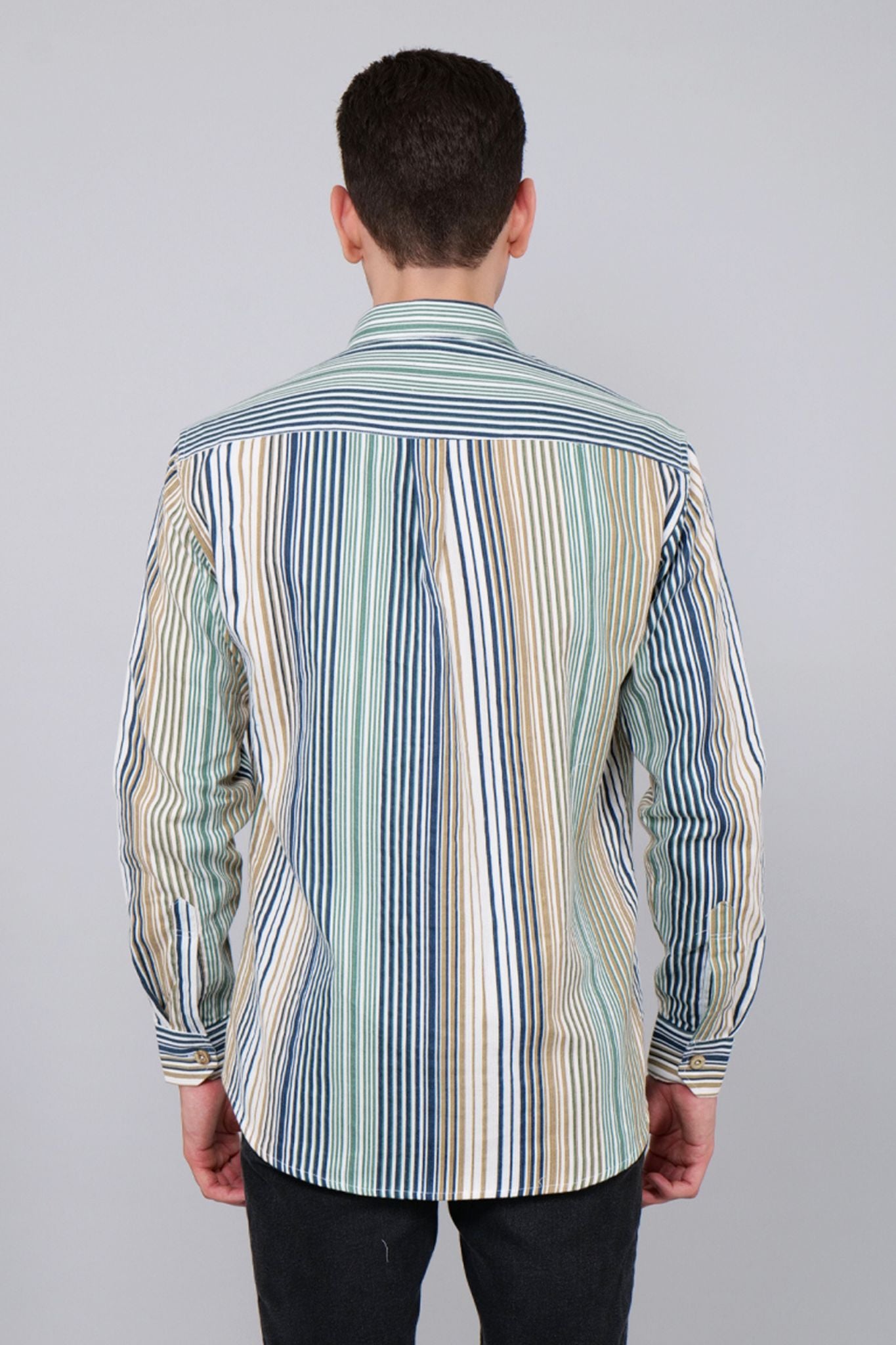 Cerulean Cascade Stripe Shirt