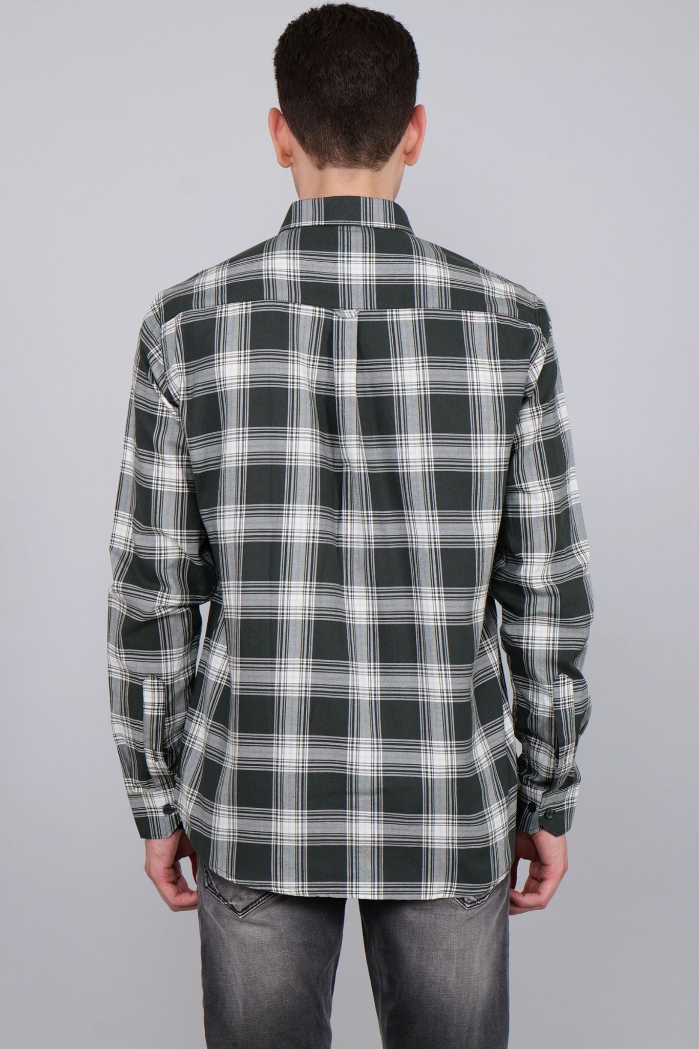 Azure Cascade Check Shirt