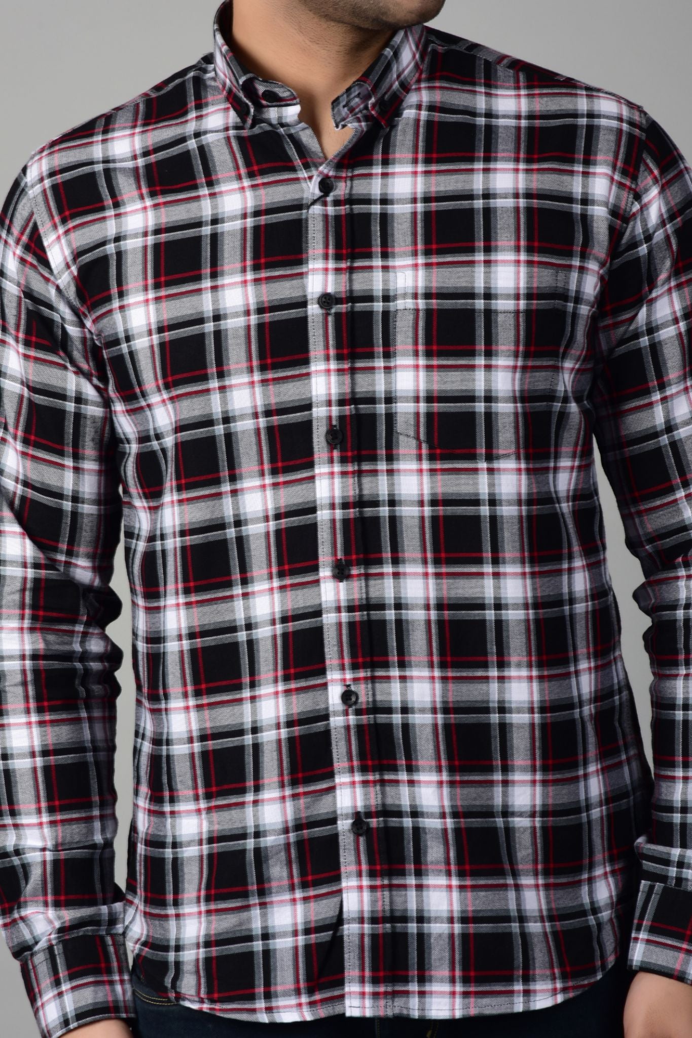 Plaid Fusion Check Shirts