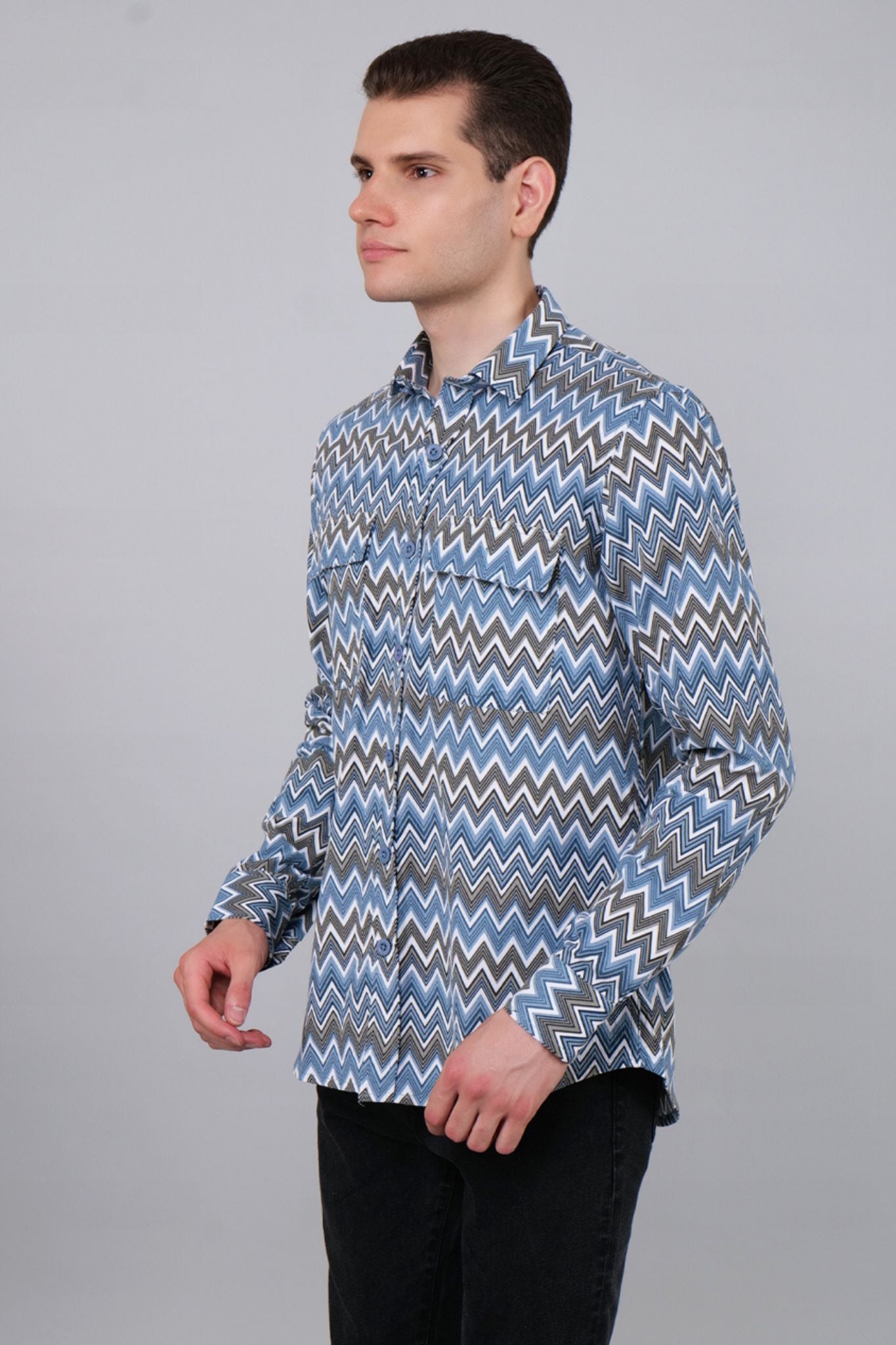 Serpetine Stripe Corduroy Shirt