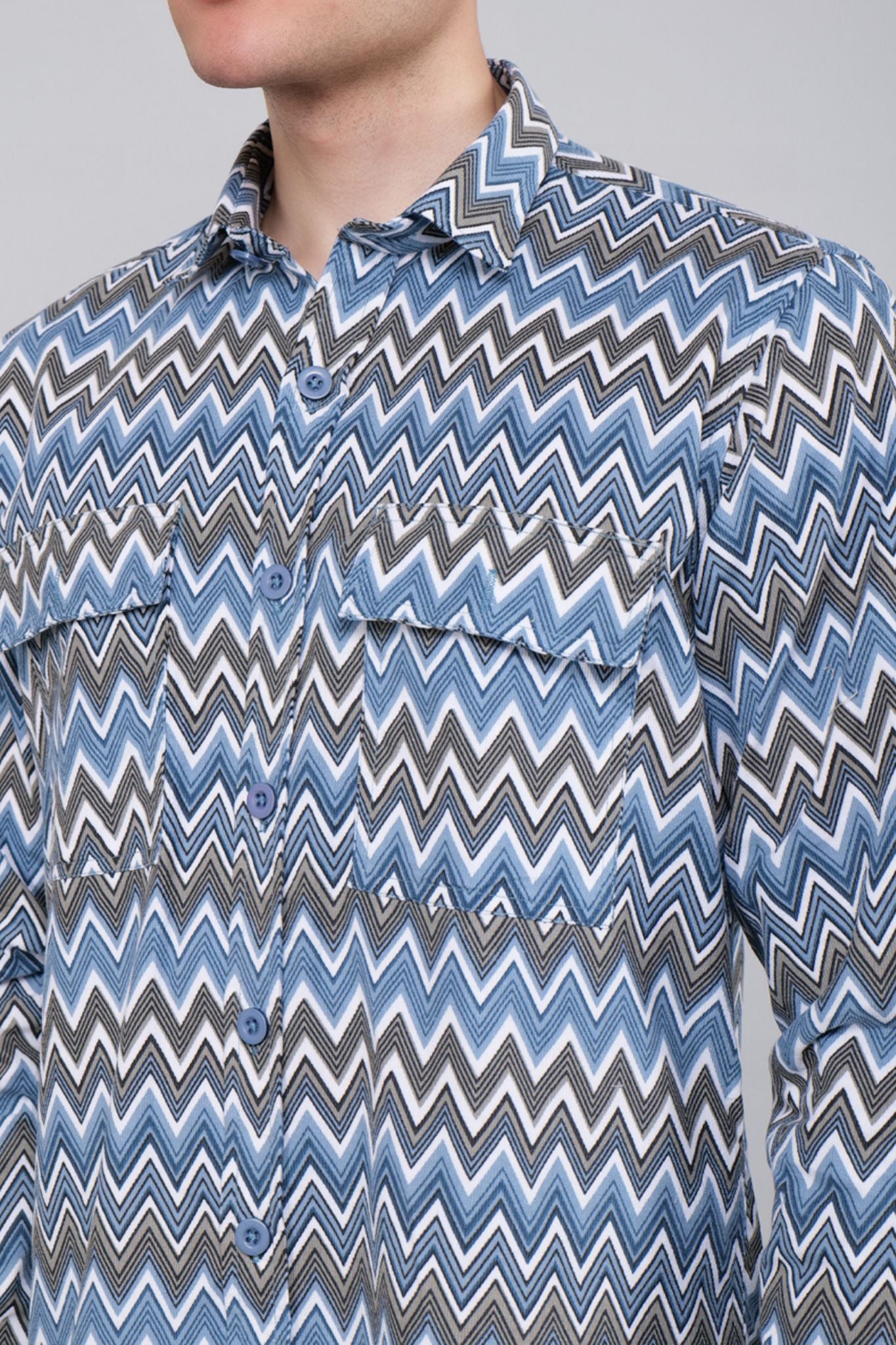 Serpetine Stripe Corduroy Shirt