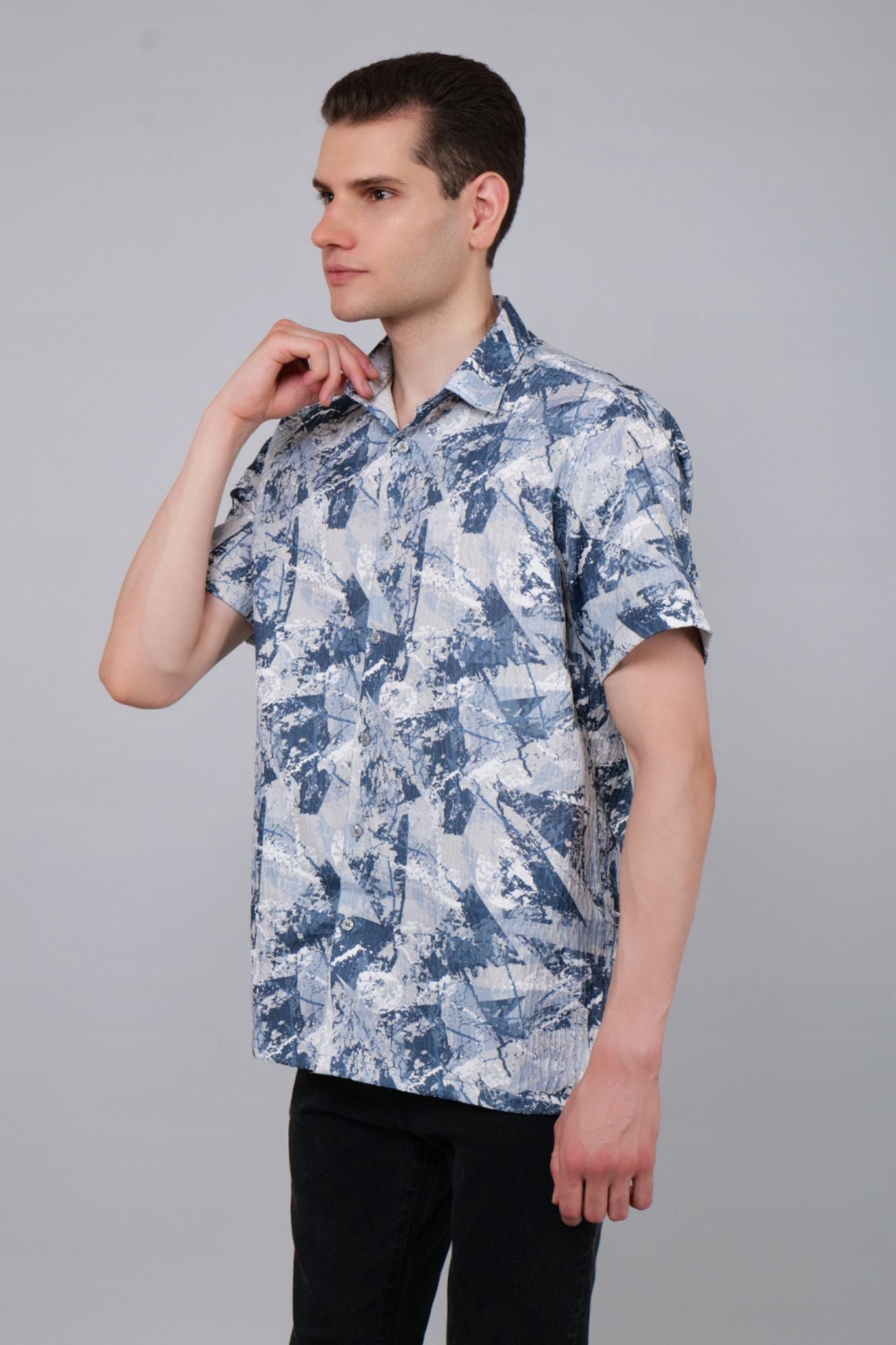 Bermuda Printed Half Sleeve Shirt