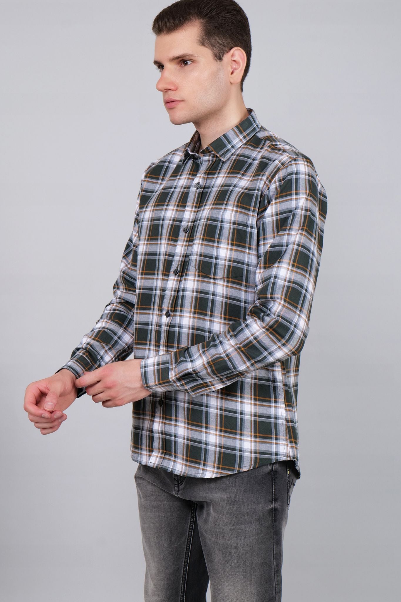 Plaid Fusion Check Shirts