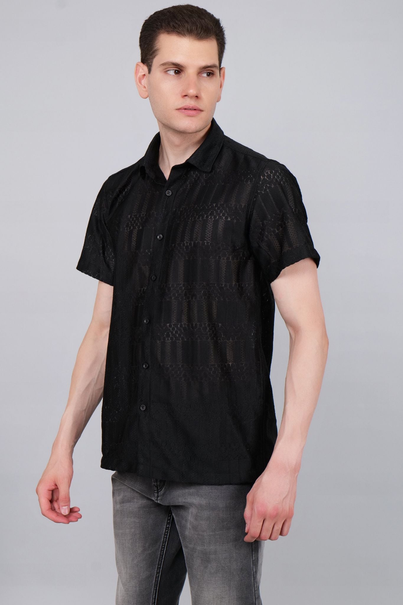 Artisan Mesh Crochet Shirt