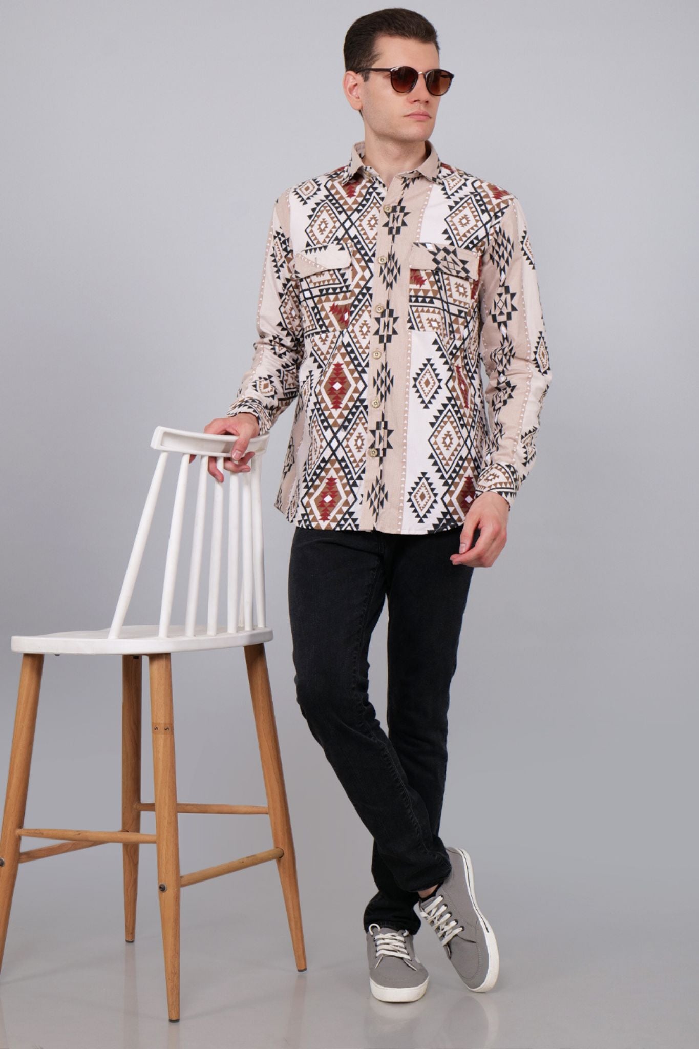 Ivory Summit Corduroy Shirt