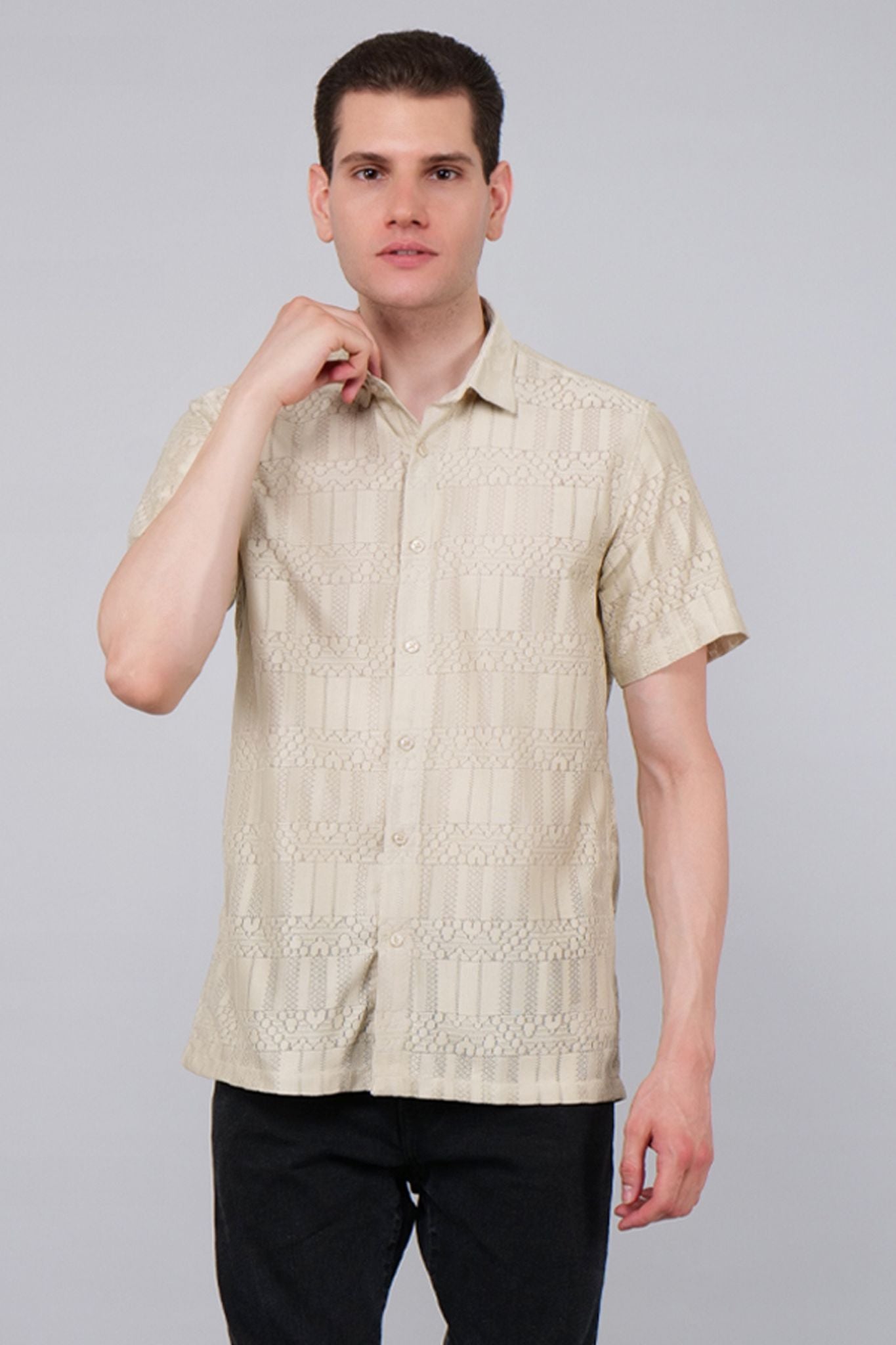 Artisan Mesh Crochet Shirt